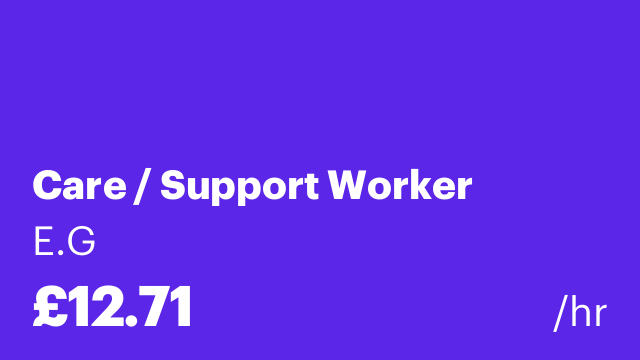 Care / Support Worker