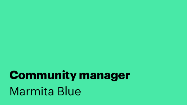 Community manager