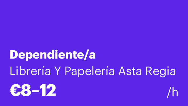 Dependiente/a