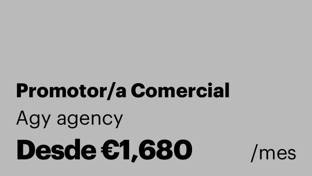 Promotor/a Comercial
