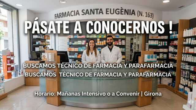 Técnico/a de Farmacia