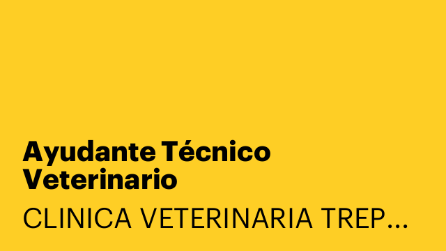 Ayudante Técnico Veterinario