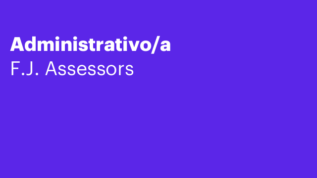 Administrativo/a