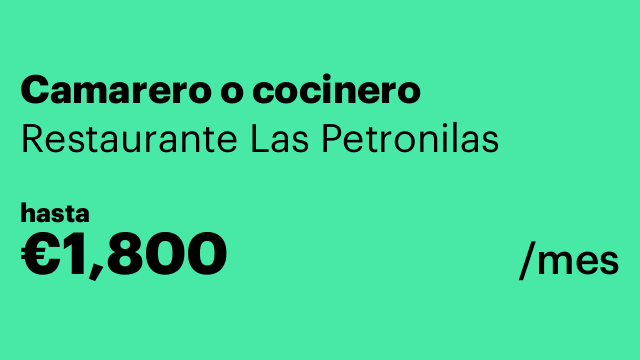 Camarero o cocinero