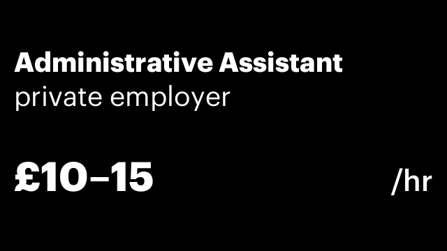 Administrative Assistant