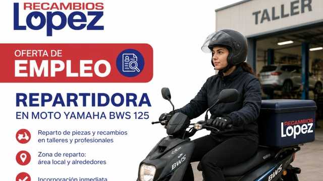 Repartidor/a en Moto
