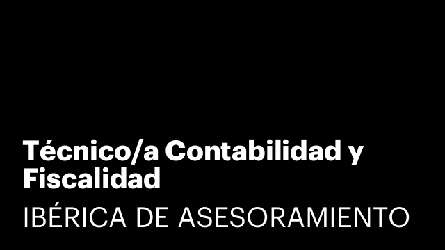 Técnico/a Contabilidad y Fiscalidad