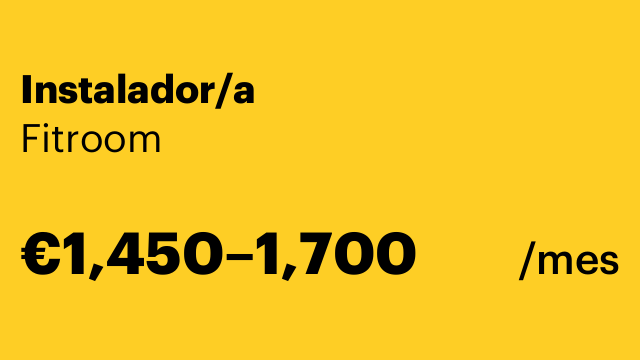 Instalador/a