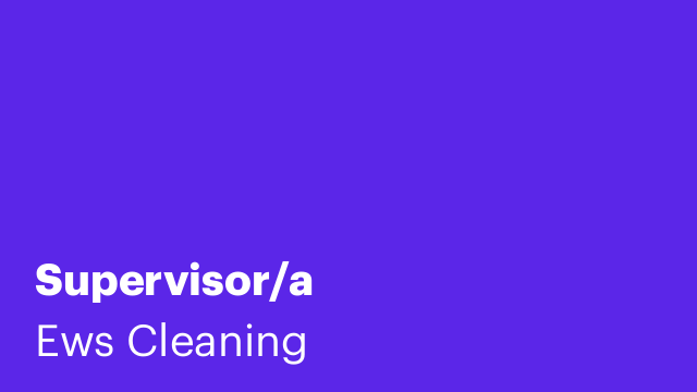 Supervisor/a