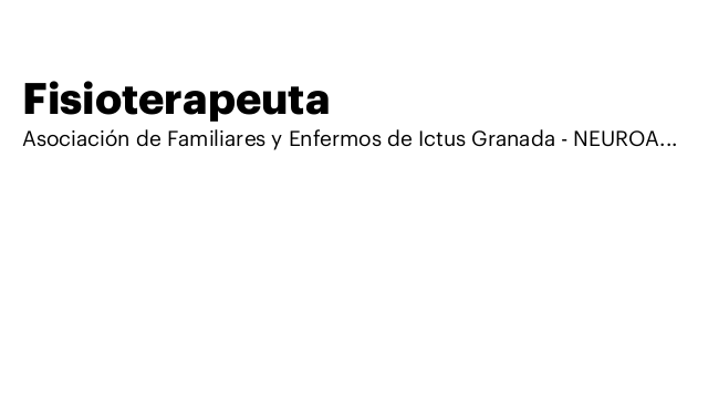 Fisioterapeuta