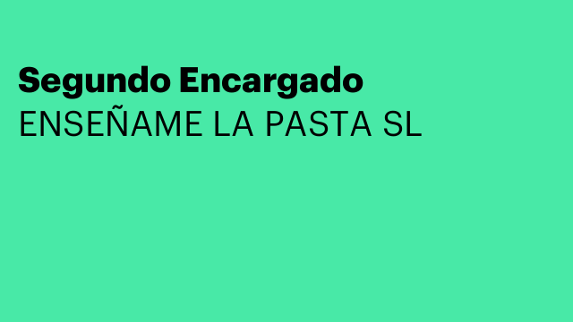 Segundo Encargado