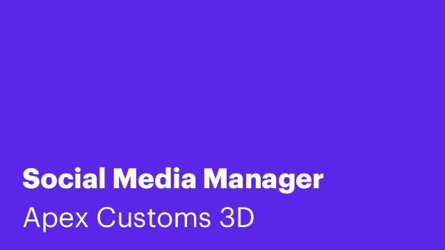 Social Media Manager