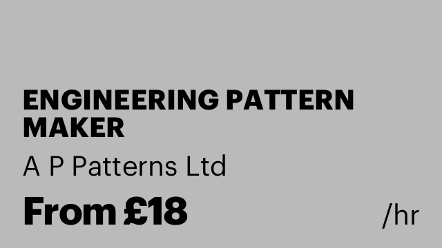 ENGINEERING PATTERN MAKER