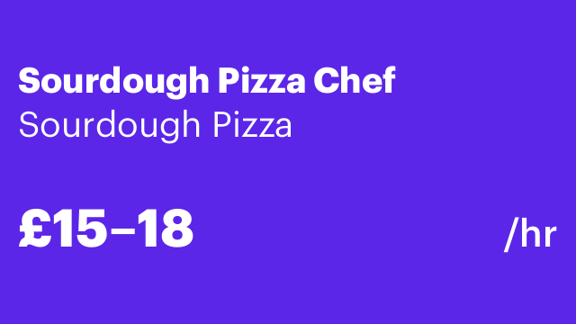 Sourdough Pizza Chef