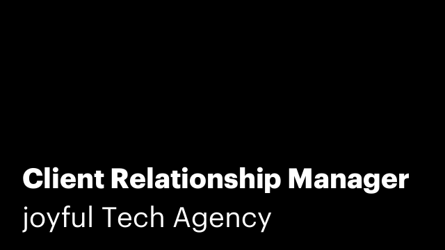 Client Relationship Manager