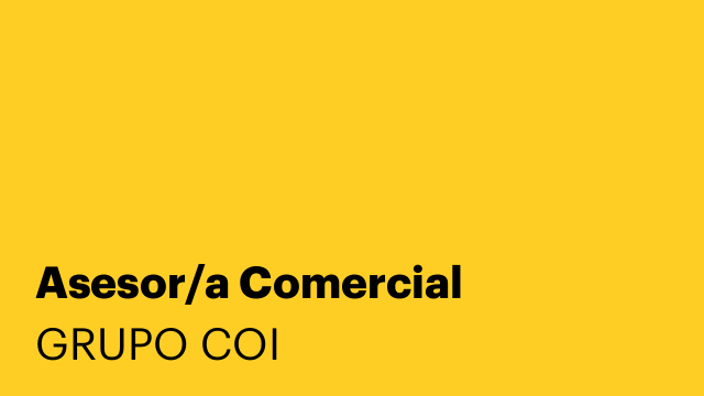 Asesor/a Comercial