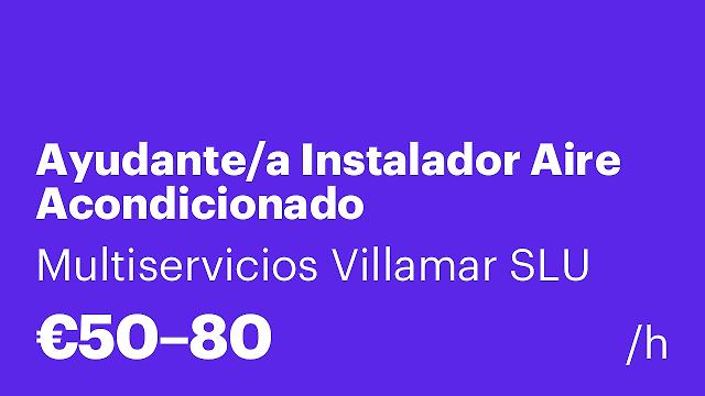 Ayudante/a Instalador Aire Acondicionado