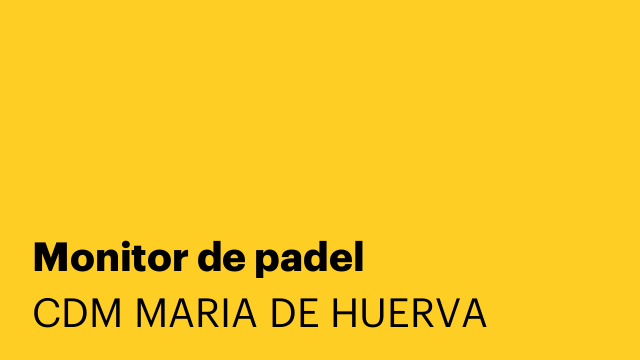 Monitor de padel