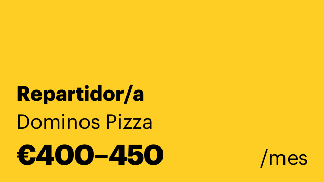 Repartidor/a