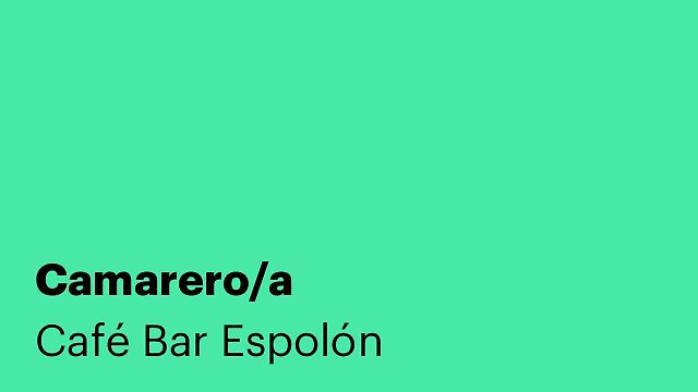 Camarero/a