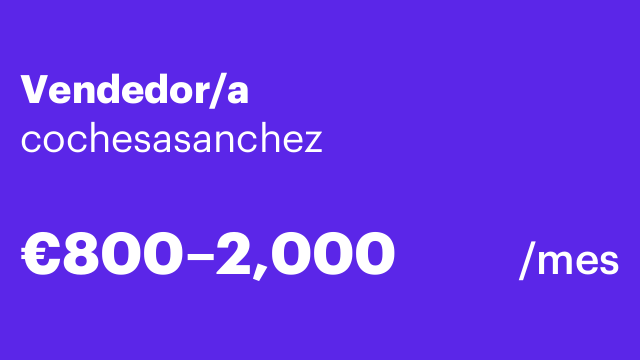 Vendedor/a