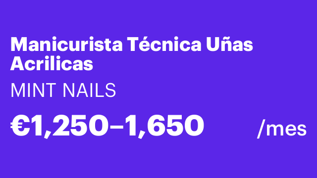 Manicurista Técnica Uñas Acrilicas