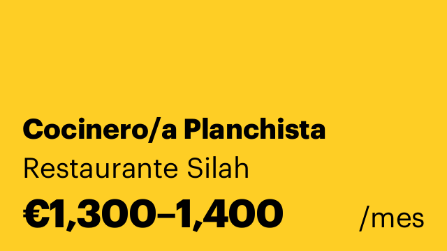Cocinero/a Planchista