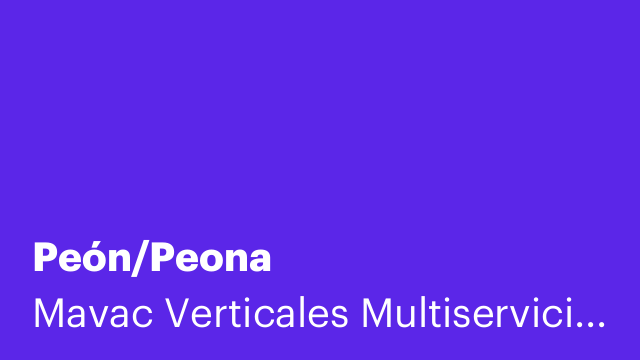 Peón/Peona