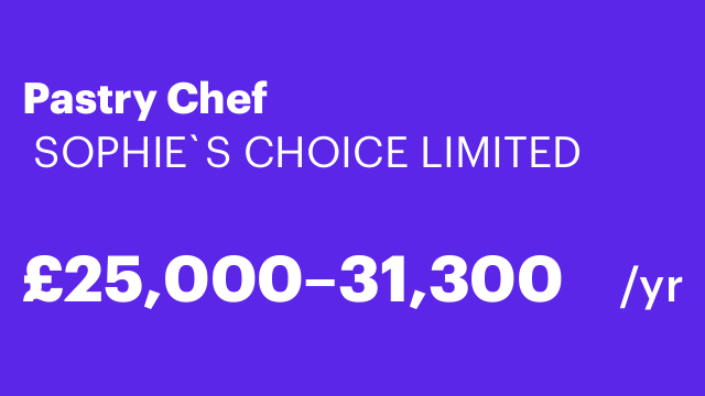 Pastry Chef