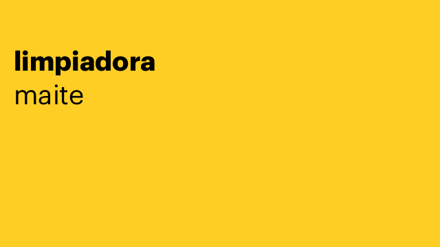 limpiadora