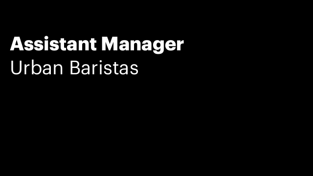 Assistant Manager