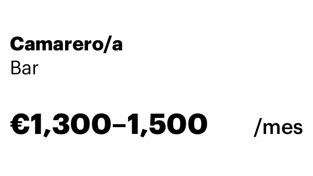 Camarero/a