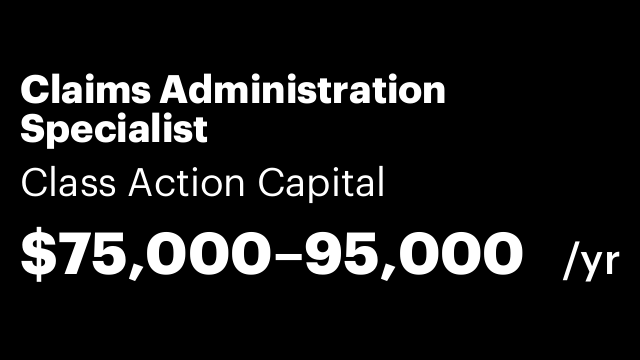Claims Administration Specialist