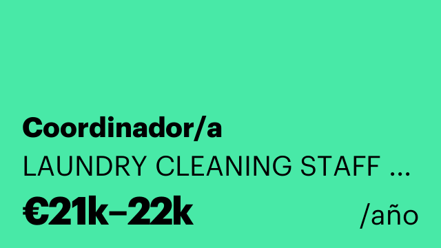 Coordinador/a