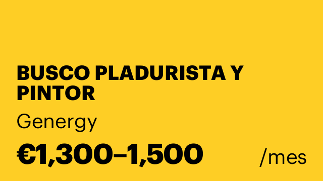 BUSCO PLADURISTA Y PINTOR