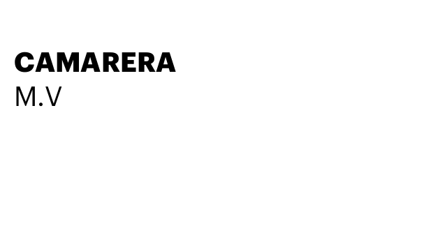 CAMARERA