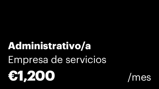 Administrativo/a