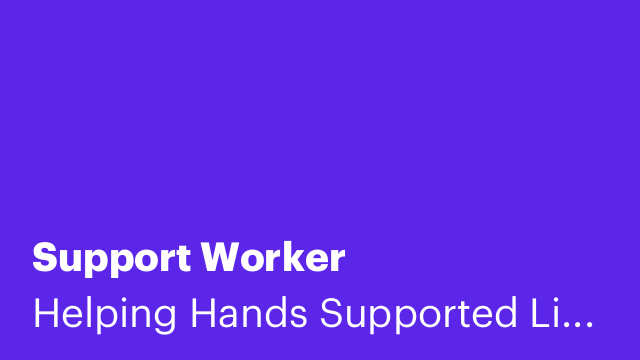 Support Worker