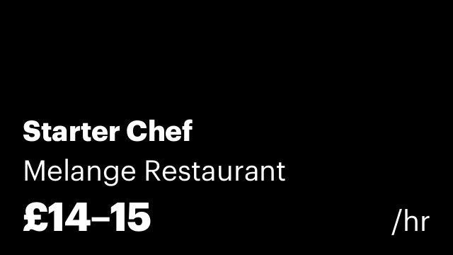 Starter Chef