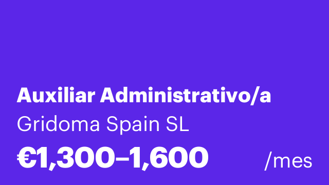 Auxiliar Administrativo/a