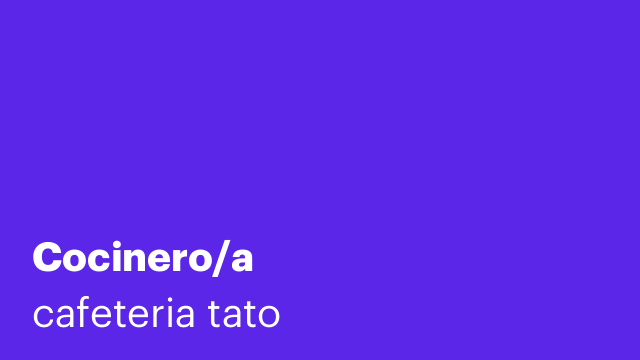 Cocinero/a