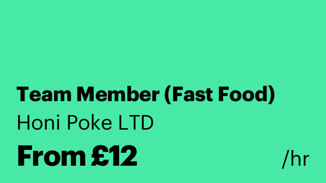 Team Member (Fast Food)