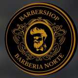 Peluquería barbería norte logo