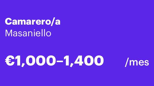 Camarero/a