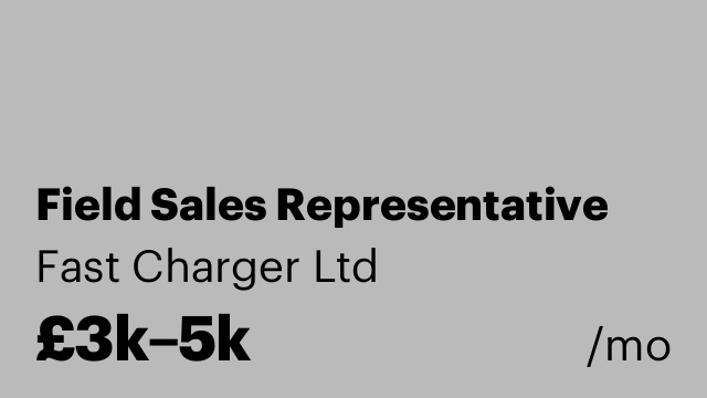 Field Sales Representative