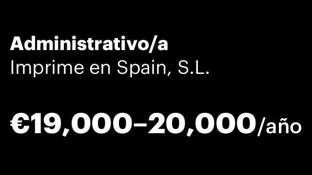 Administrativo/a