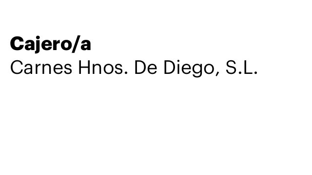 Cajero/a
