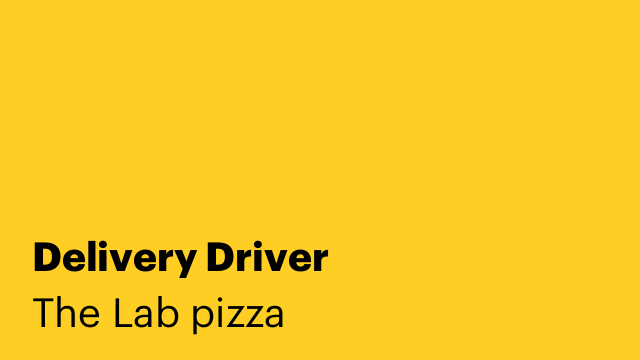 Delivery Driver