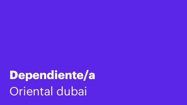 Dependiente/a