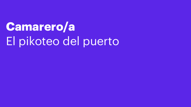 Camarero/a